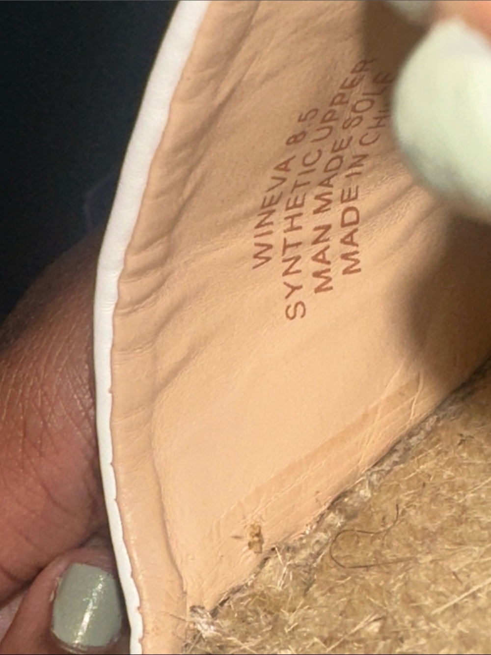 bebe White Slide Espadrille Sandals with Embossed Logo - Picture 2 of 2